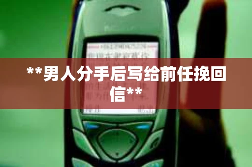 **男人分手后写给前任挽回信**