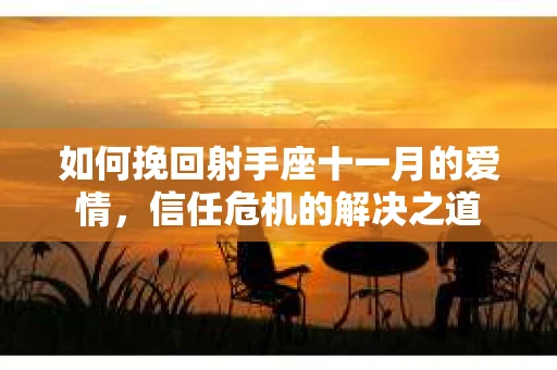 如何挽回射手座十一月的爱情，信任危机的解决之道