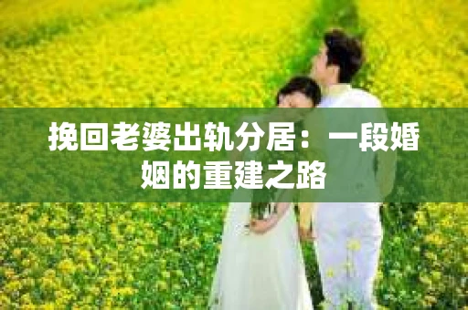 挽回老婆出轨分居：一段婚姻的重建之路