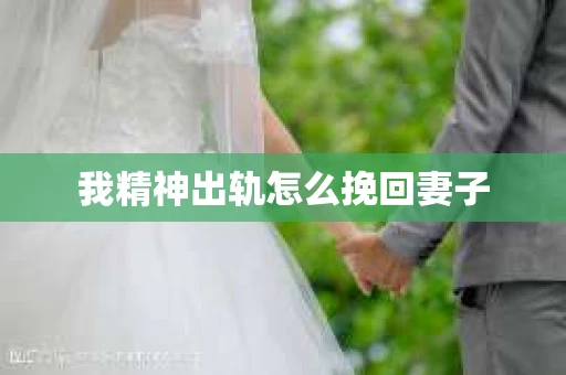 我精神出轨怎么挽回妻子