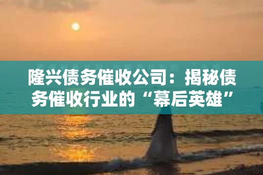 隆兴债务催收公司：揭秘债务催收行业的“幕后英雄”