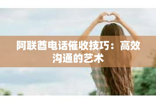 阿联酋电话催收技巧：高效沟通的艺术