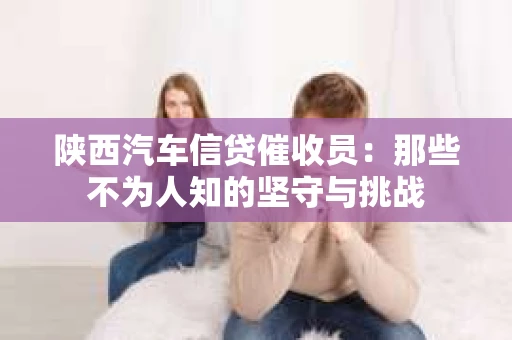 陕西汽车信贷催收员：那些不为人知的坚守与挑战