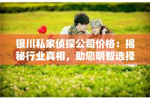 银川私家侦探公司价格：揭秘行业真相，助您明智选择