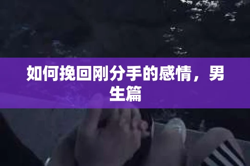 如何挽回刚分手的感情,男生篇 如何挽回刚分手的感情,男生篇