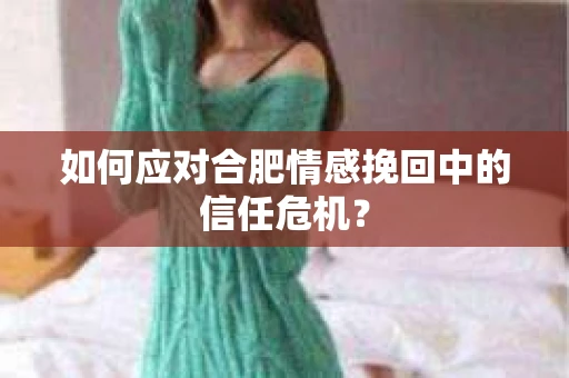 如何应对合肥情感挽回中的信任危机？